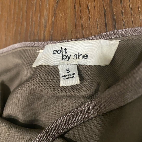 Edit by Nine Bodycon Gray one shoulder midi dress Size Small - Picture 5 of 12